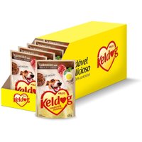 Caixa Sachê Keldog para Cães sabor Carneiro, Brócolis e Linhaça 100g com 20 Unidades