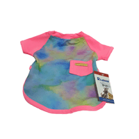 CAMISETA PET TIE DYE ROSA G