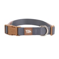 COLEIRA POP M GRAFITE E CAQUI TOH