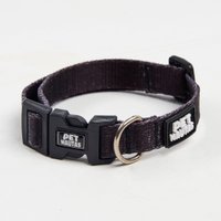 Coleira Regulável para Cães PP Preta Petnautas