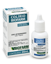 Colírio Antibacteriano e Anti-inflamatório Biofarm 20ml