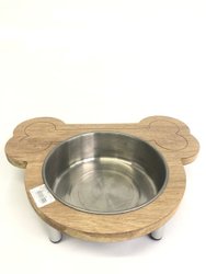 COMEDOURO PET 313 AMADEIRADO SILMEN