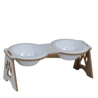 COMEDOURO PET ELEVADO DUPLO MDF BEETHOVEN