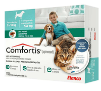 Antipulgas Comfortis para Cães de 9 a 18Kg e Gatos de 5 a 11Kg 560mg