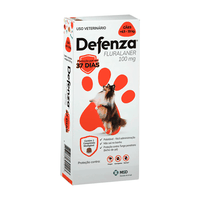 Antipulgas e Antiparasitário MSD Defenza 100mg para Cães de 4,5 a 10kg