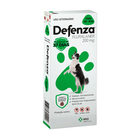 Antipulgas e Antiparasitário MSD Defenza 200mg para Cães de 10 a 20kg
