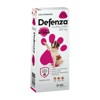 Antipulgas e Antiparasitário MSD Defenza 560mg para Cães de 40 a 56kg