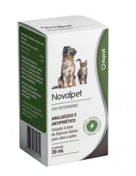 Analgésico Dipirona Pet Novalpet para Cães e Gatos 500mg un