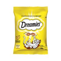 Petiscos Dreamies Biscoito para Gatos Adultos sabor Queijo 40g