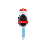 Escova Dupla Germanhart Gel M Azul para Cães e Gatos