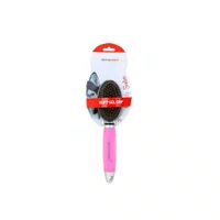 Escova Dupla Germanhart Gel M Rosa para Cães e Gatos