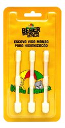ESCOVAS VIDA MANSA HIGIENIZACAO C/3UN