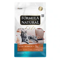 Ração Fórmula Natural Life para Gatos Castrados 7+ Sabor Frango e Salmão 1Kg