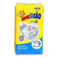Fralda Higiênica Petix SuperSecão para Cães Machos P 12 Unidades