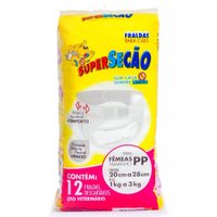 FRALDA SUPERSECAO FEMEA PP C/12