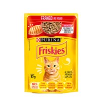 Sachê Friskies para Gatos Adultos Sabor Frango ao Molho 85g