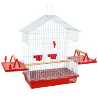 GAIOLA CALOPSITA VERMELHA TETO ARAMADO