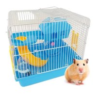 GAIOLA HAMSTER HAPPY HOME COMPLETA AZUL THE PETS BRASIL