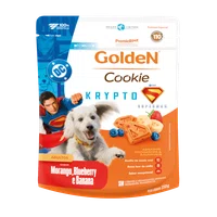 Golden Cookie Krypto Cães Adultos sabor Morrango, Blueberry e Banana 350g