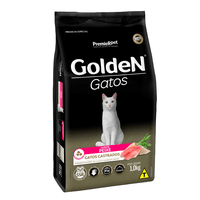 Ração Golden para Gatos Castrados Sabor Peixe 1Kg