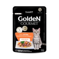 Sachê Golden Gourmet para Gatos Adultos Sabor Atum 70g