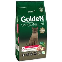 Ração Golden Seleção Natural para Gatos Castrados Sabor Batata Doce 1Kg