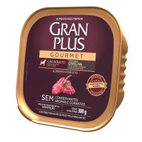 Patê Gran Plus Gourmet para Cães Adultos Sabor Ovelha 300g