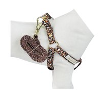 GUIA PEITORAL AMERICANO ONCA GG BONITO PRA CACHORRO