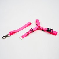 Guia Peitoral Antipuxão para Cães G Rosa Petnautas