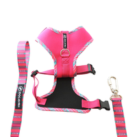 GUIA PEITORAL FLIP ARABESCO ROSA M KING OF DOGS