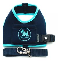 GUIA PEITORAL N1 MARINHO/VERDE PET FINESS