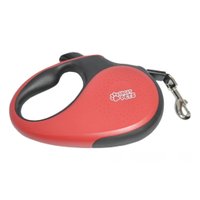 GUIA RETRATIL CAES ATE 50KG VERMELHO/PRETO GREAT PETS