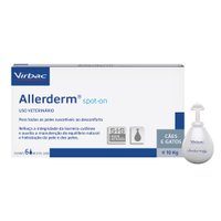 Hidratante Virbac Allerderm Spot On para Cães e Gatos até 10Kg 2ml Un