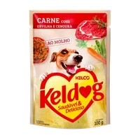 Keldog para Cães sabor Carne, Ervilha e Cenoura 100g