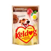 Sachê Keldog para Cães sabor Carneiro, Brócolis e Linhaça 100g