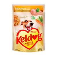 Sachê Keldog para Cães sabor Frango, Ervilha e Cenoura 100g