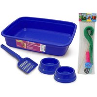 KIT GATO PRIME TOP AZUL 7PCS POWERPETS