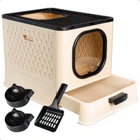 Kit Sandbox Premium Pet Au Bege para Gatos