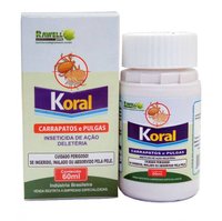 KORAL INSETICIDA CARRAPATOS E PULGAS 60ML