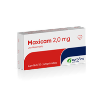 Maxicam 2mg Anti-inflamatório para Cães e Gatos 10 comprimidos