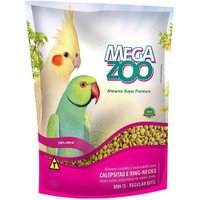 Ração Megazoo Extrusada para Calopsitas e Ring Necks (MM-15) 300g