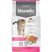 Ração Monello para Gatos Adultos sabor Salmão e Frango 10,1Kg