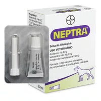 Solução Otologica Neptra para Cães e Gatos 1ml Ampola un