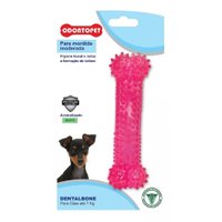 Brinquedo Odontopet Osso Dental Bone Rosa 7kg para Cães