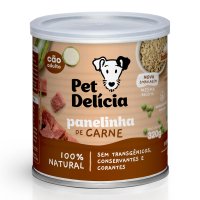 Patê Pet Delícia Natural para Cães Adultos Sabor Panelinha de Carne 320g