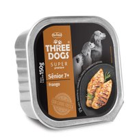 Patê Three Dogs para Cães Sênior Sabor Frango e Salmão 150g