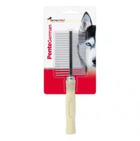 Pente Duplo Germanhart Madeira para Cães e Gatos