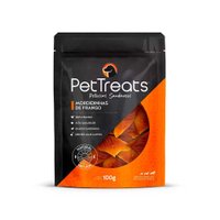 Petisco Natural PetTreats Mordidinhas de Frango para Cães 100g