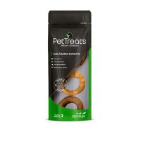 Petisco Natural PetTreats Colágeno Donuts para Cães 3un