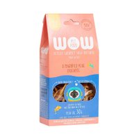 Petisco Natural WOW Gourmet para Gatos sabor Peixe Crocante 30g